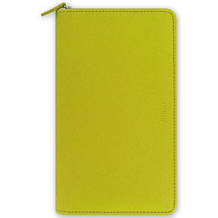 Filofax Saffiano Personal Compact Zip Zöld