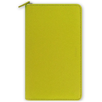 Filofax Saffiano Personal Compact Zip Zöld Modular