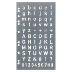 Filofax Stencil Multifit betűk