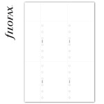 Filofax Számítógépes nyomtatáshoz perforált papír Pocket Fehér Filofax Számítógépes nyomtatáshoz perforált papír Pocket Fehér