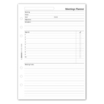 Filofax Tárgyalás tervező A5 Fehér
