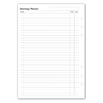 Filofax Tárgyalás tervező A5 Fehér