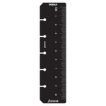 Filofax Vonalzó / nap jelölő Mini Fekete