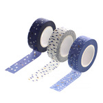 Filofax Washi Tape csomag Indigo